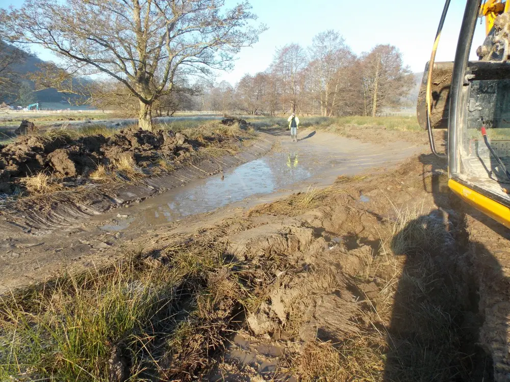Llanfyllin Scrapes Habitat Creation
